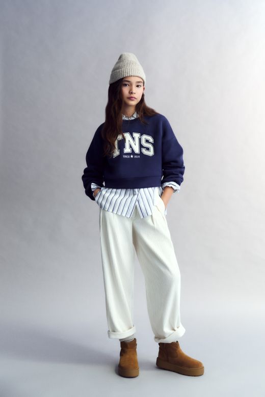 The New Society Eva Teen sweater marine