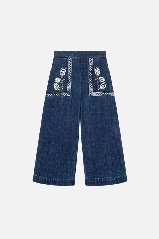 Louise Micha Flofi pants blauw Louise Micha Flofi pants blauw