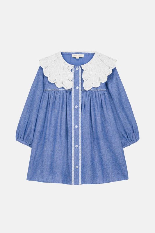 Louise Micha Hyacinte Dress blauw