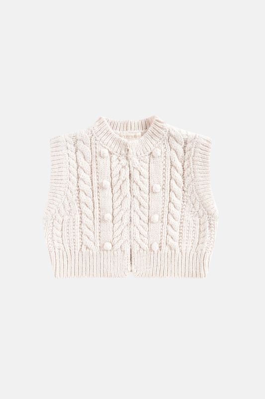 Louise Micha Relala Vest ecru Louise Micha Relala Vest ecru