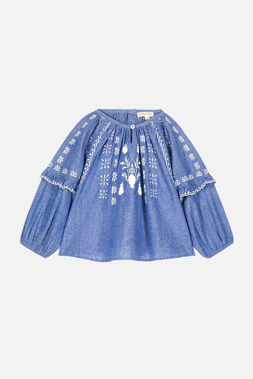 Louise Micha Irisa Blouse blauw
