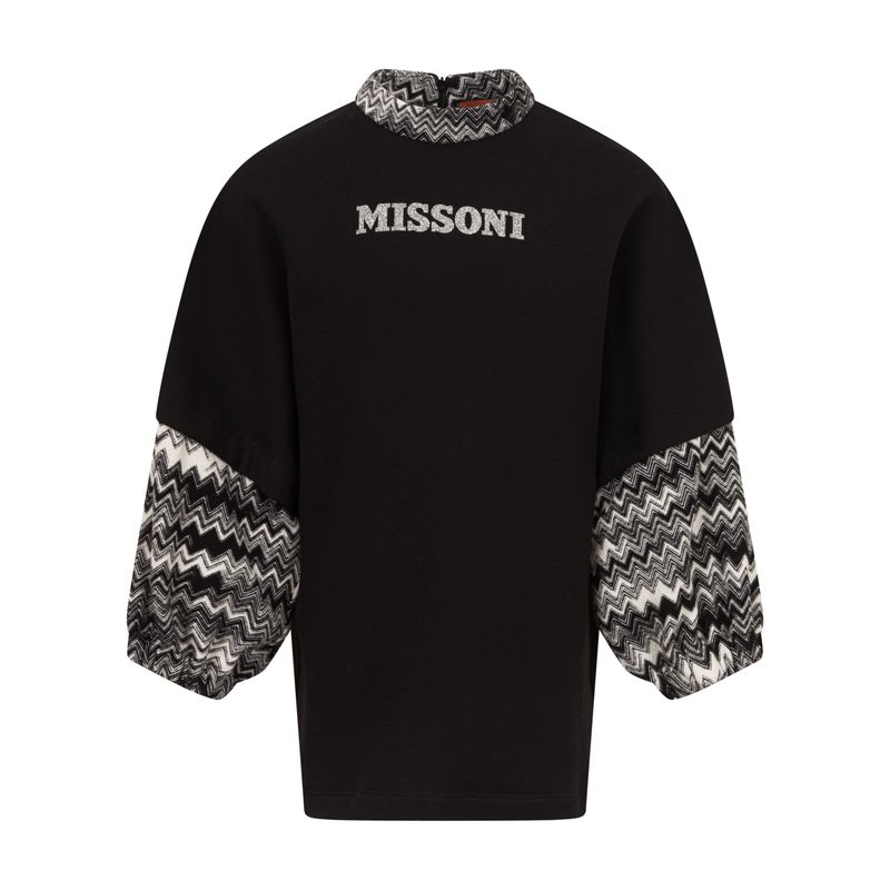 Missoni Jurk MX1B30 zwart