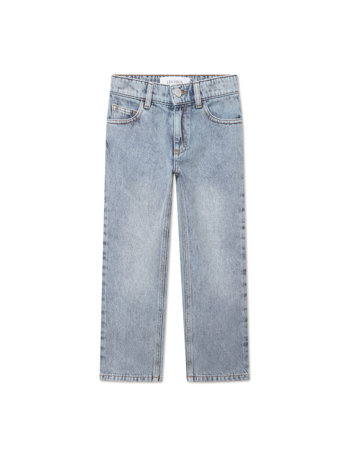 Les Deux Rider washed denim jeans donker