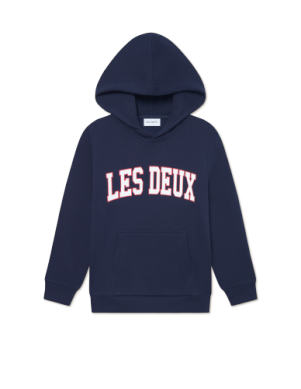 Le Deux Aiden Hoodie marine