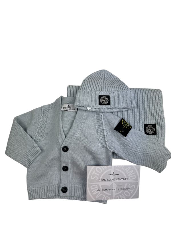 Stone Island babyset M200001 lichtblauw