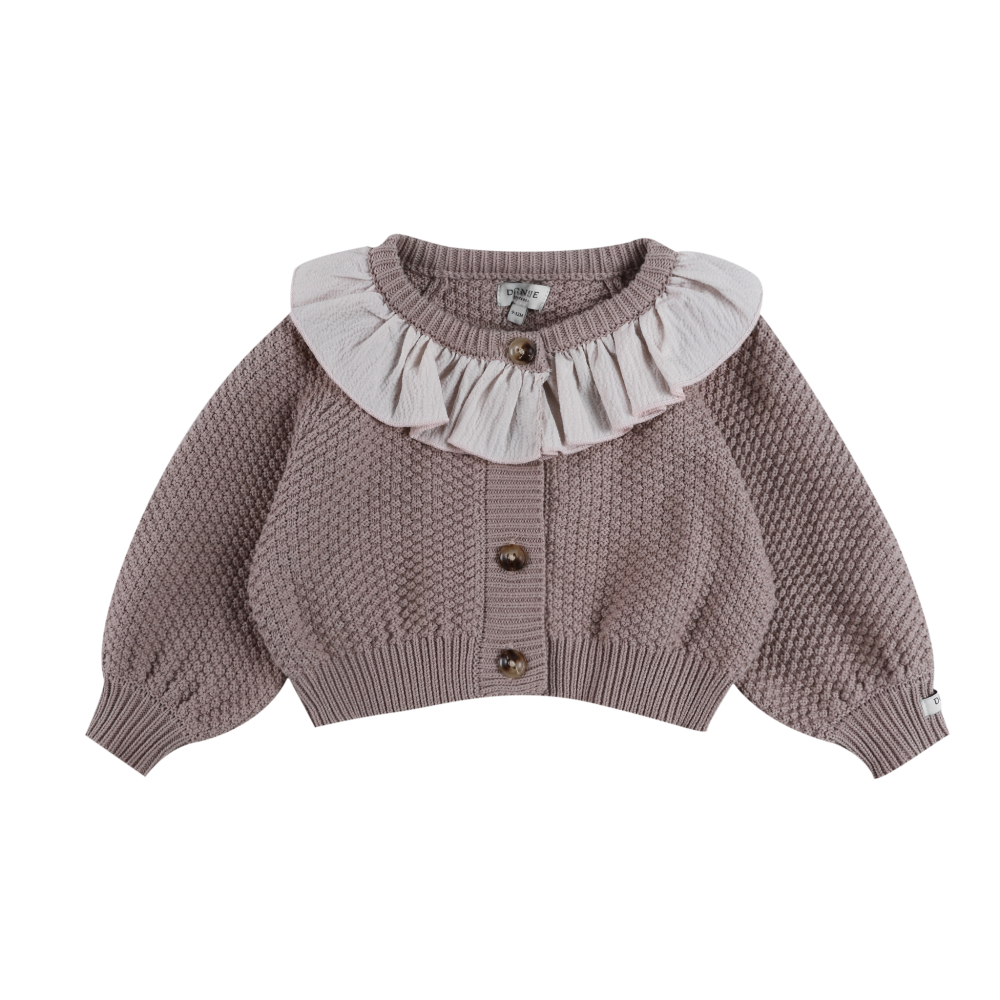 Donsje Veerte Cardigan Oud Roze