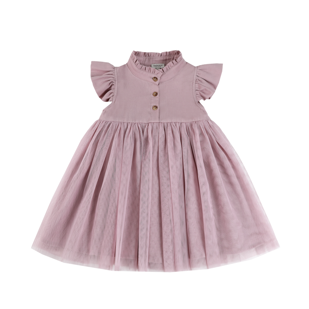 Donsje Fleurance Dress paars/roze