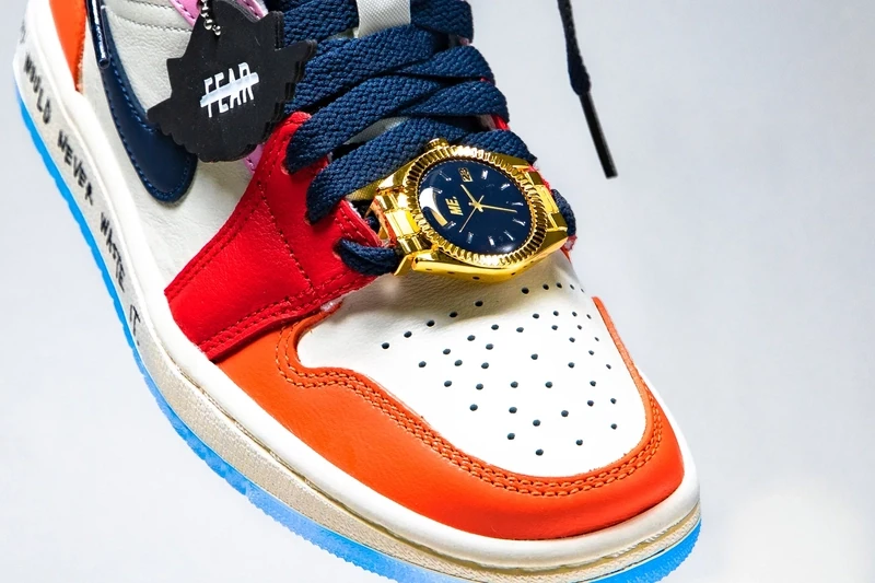 Nike Jordan Fearless blauw/roze