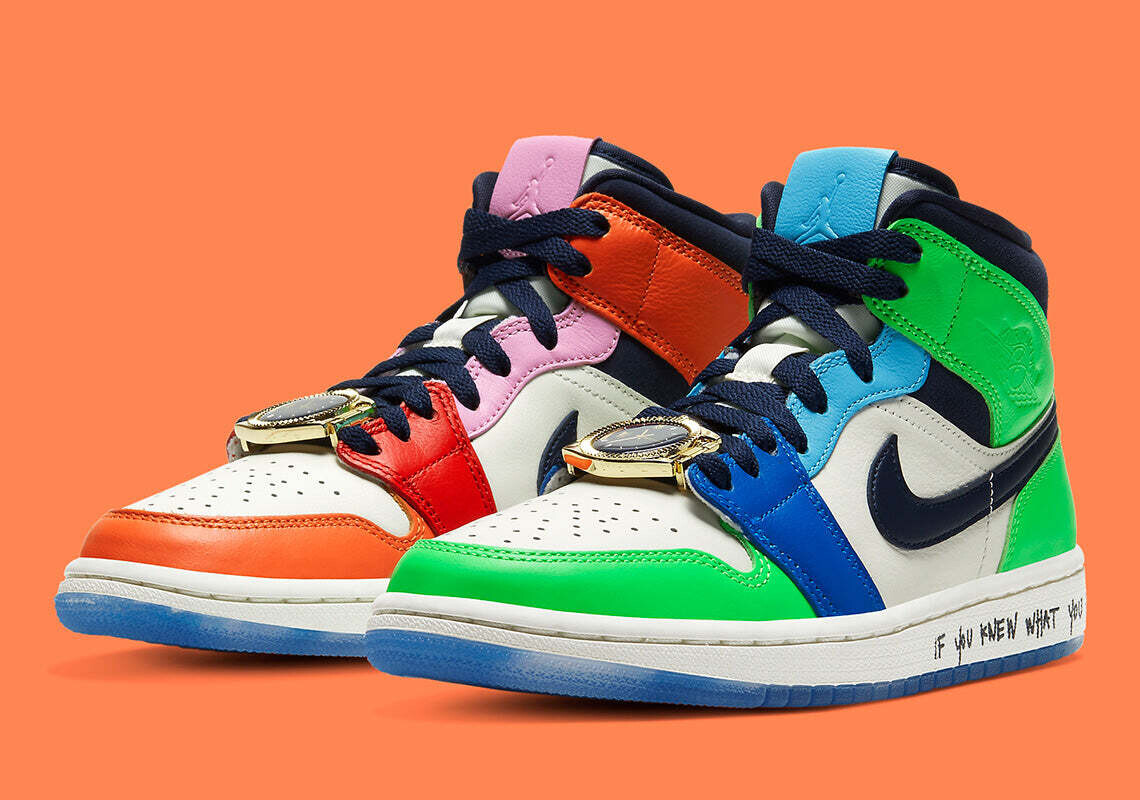 Nike Jordan Fearless blauw/roze