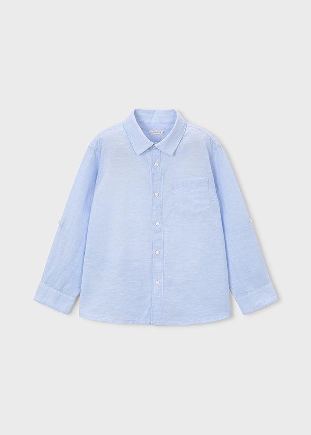 Mayoral 3119 blouse lichtblauw