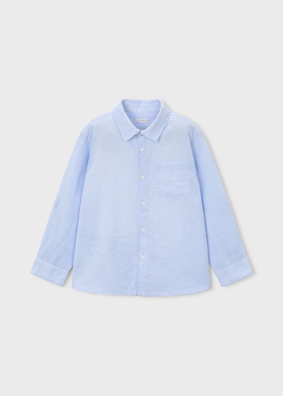 Mayoral 3119 blouse lichtblauw