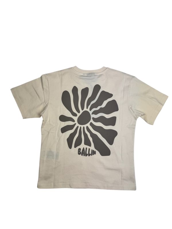 Ballin Sunshine t-shirt ecru