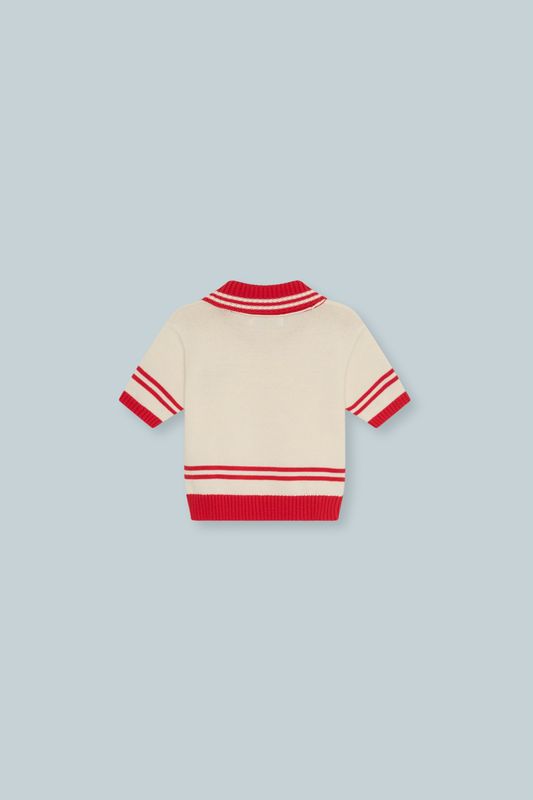 The New Society Begonia Polo ecru