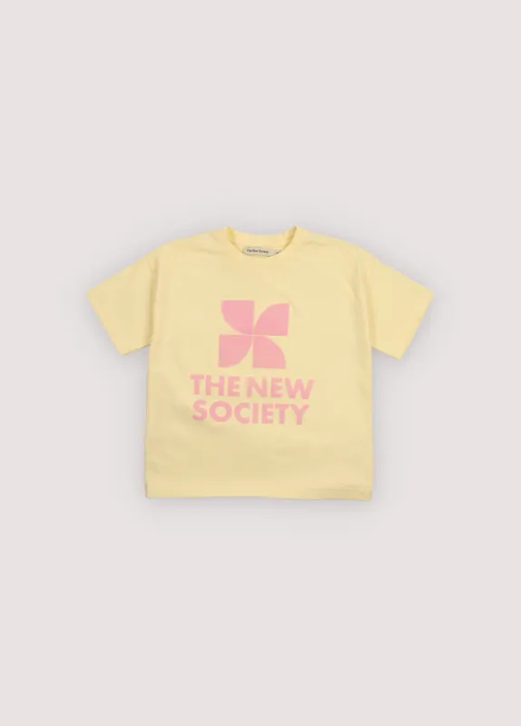 The New Society TNS t-shirt geel