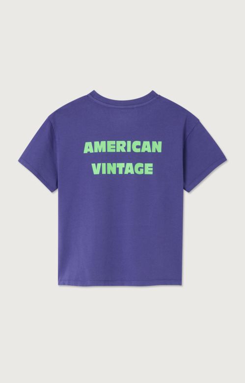American Vintage Fizvalley km shirt paars