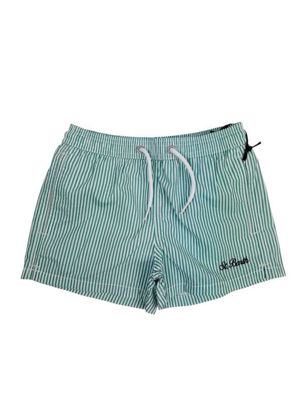 Saint Barth Patmos streep/groen