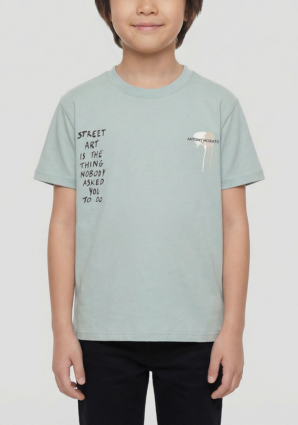 Antony Morato shirt MKKS00751 petrol