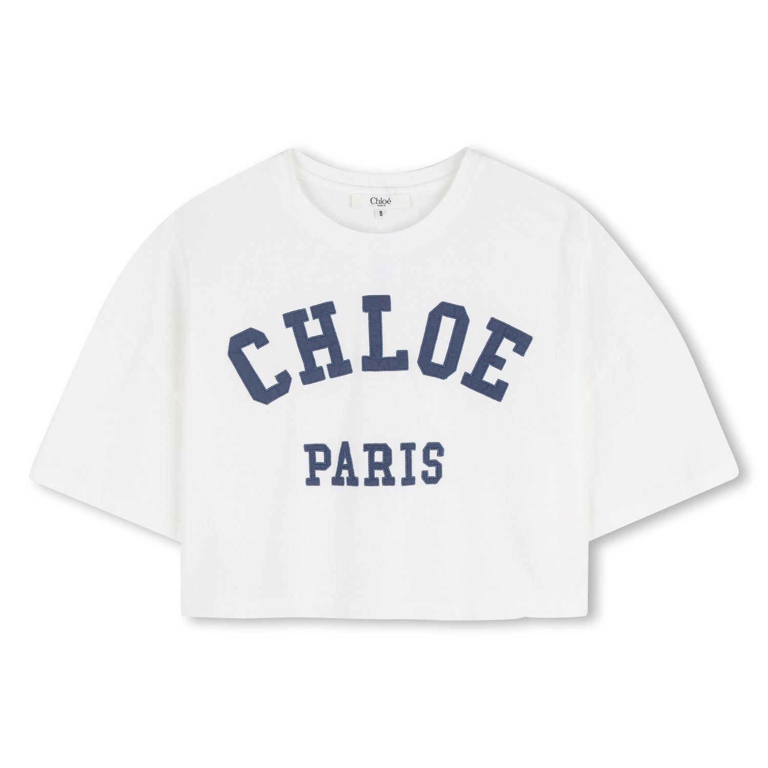 Chloe t-shirt C20862 ecru/blauw