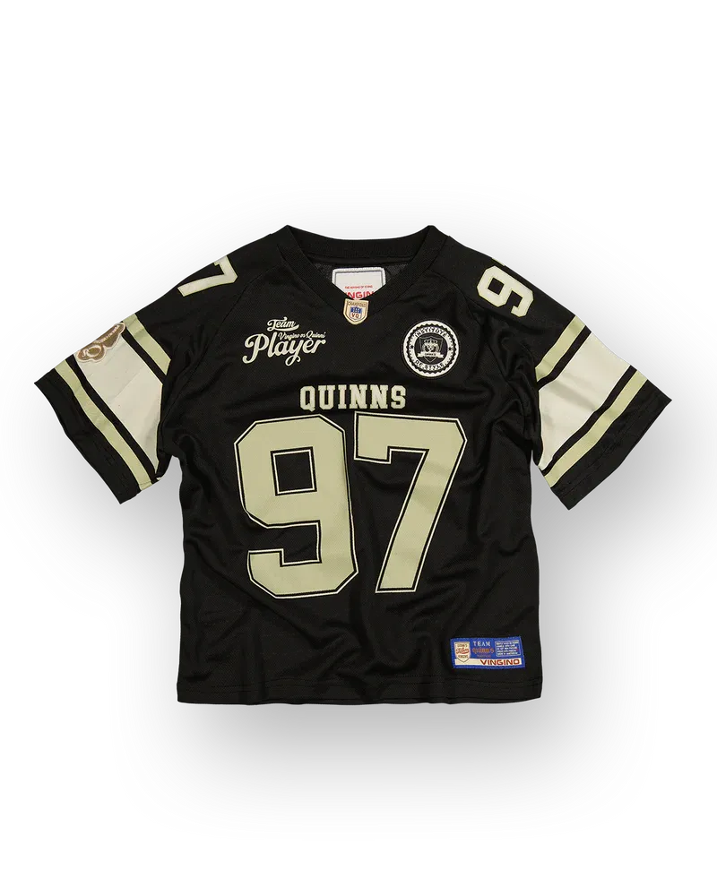 Quinn's Hayata T-shirt zwart/zand