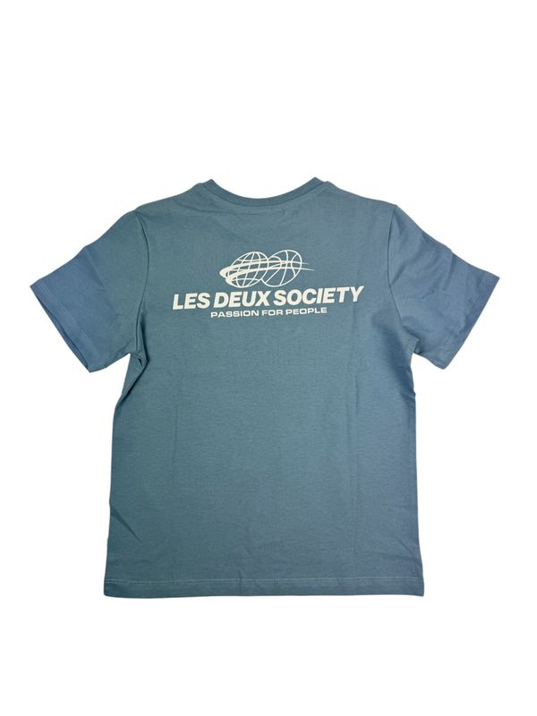 Les Deux t-shirt 1002067 blauw