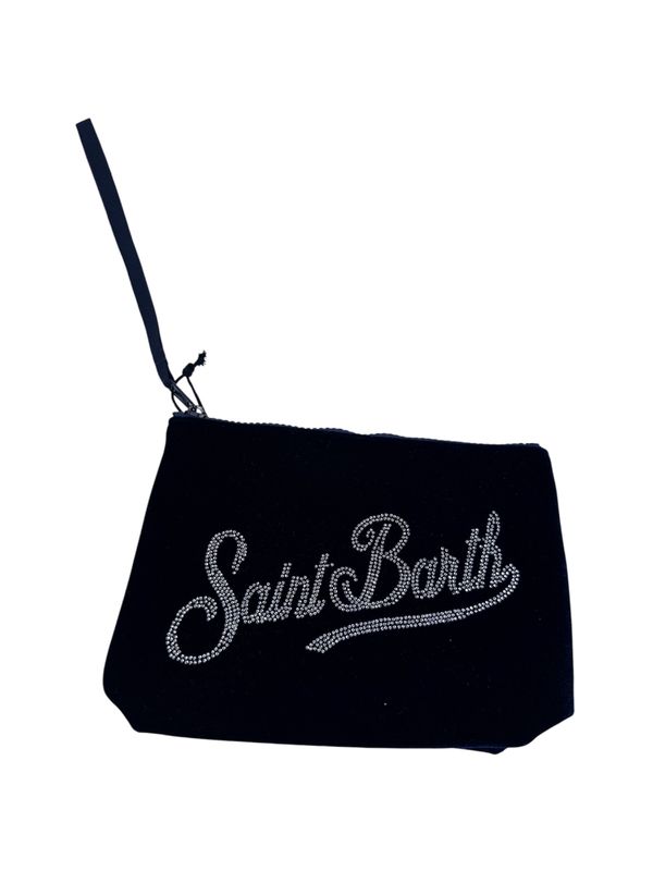 Saint Barth Aline velvet blauw
