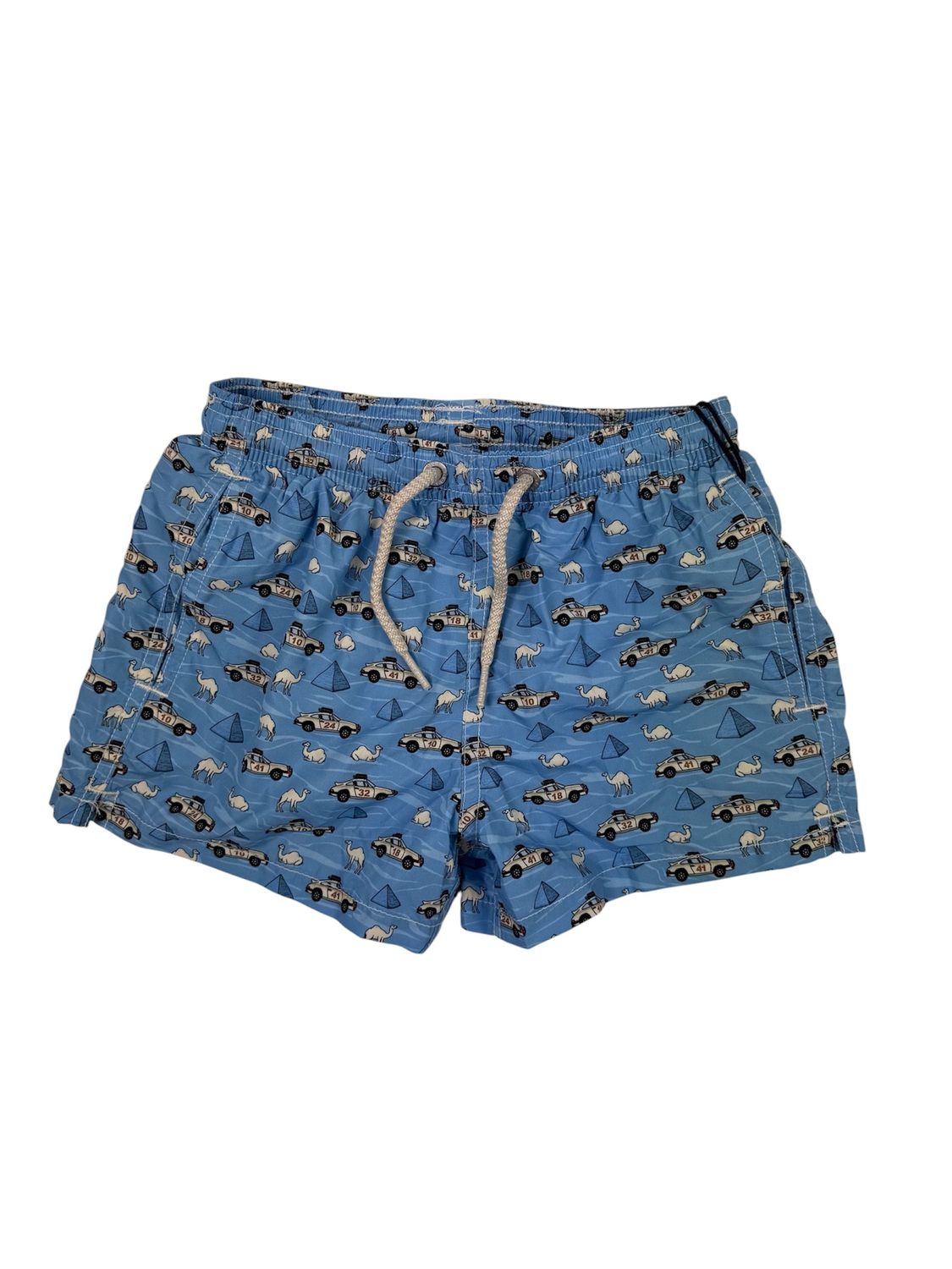 Saint Barth zwembroek Jean lighting safari blauw