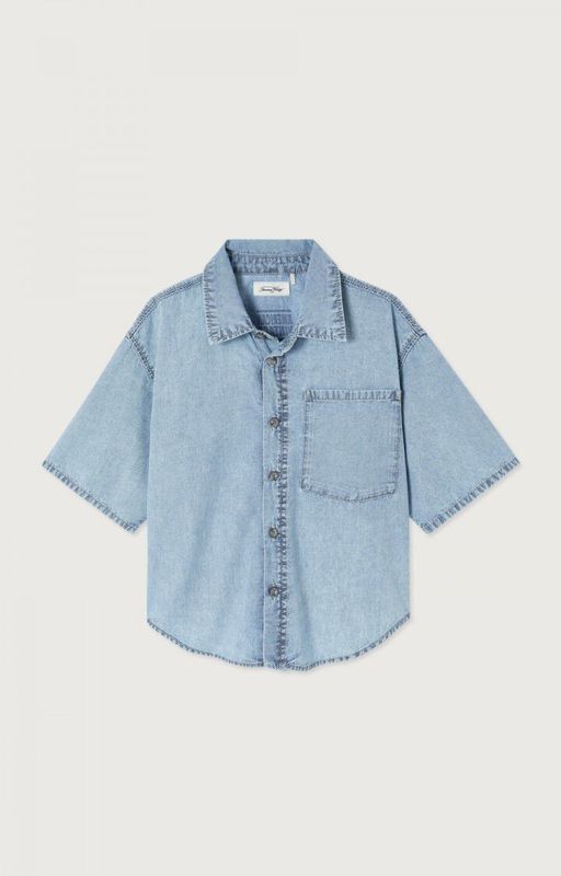 American vintage Blouse KPAY06AE26 blauw