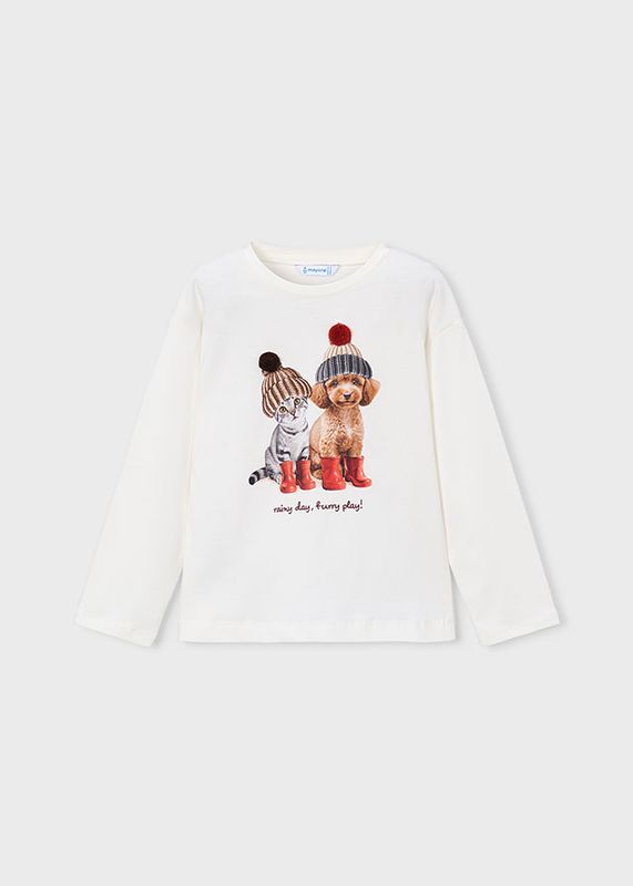 Mayoral T-shirt 4031 ecru
