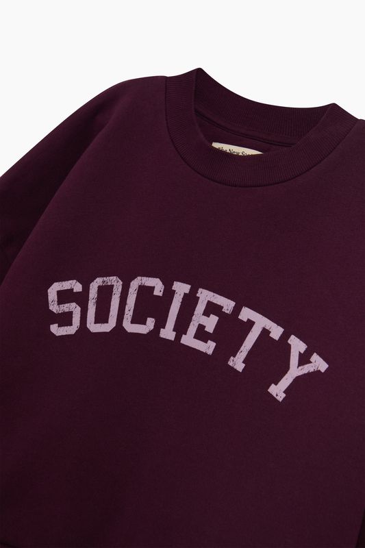 The New Society Lea Teen sweat rood