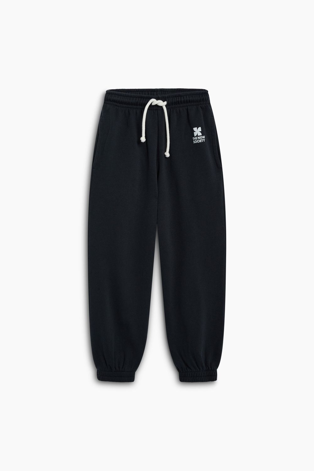 The New Society Logo jogging forged antraciet