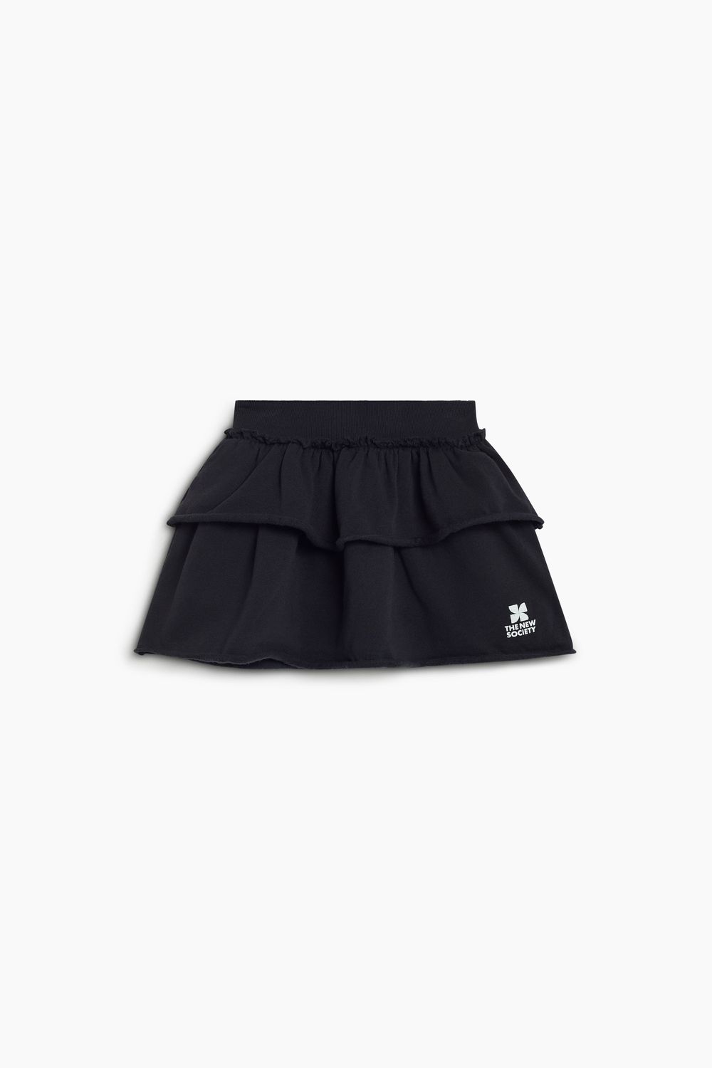 The New Society TNS logo skirt antraciet
