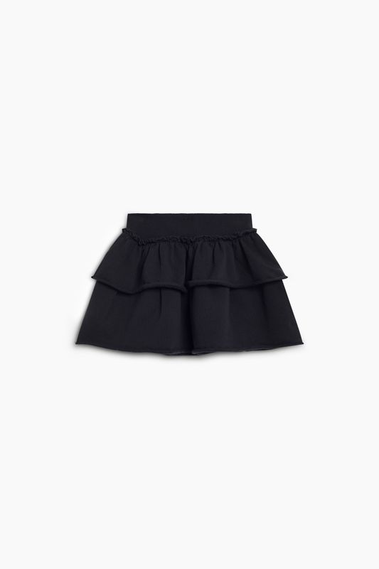 The New Society TNS logo skirt antraciet