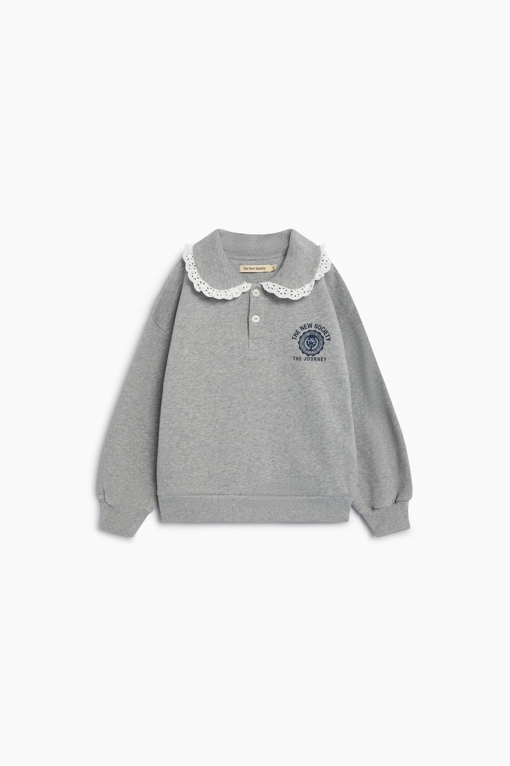 The New Society Ash Polo grijs