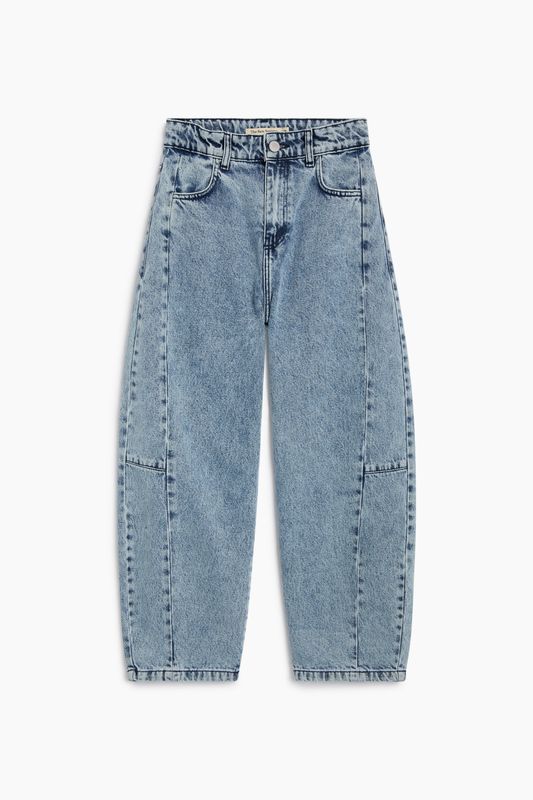 The New Society Denim Teen curved blauw