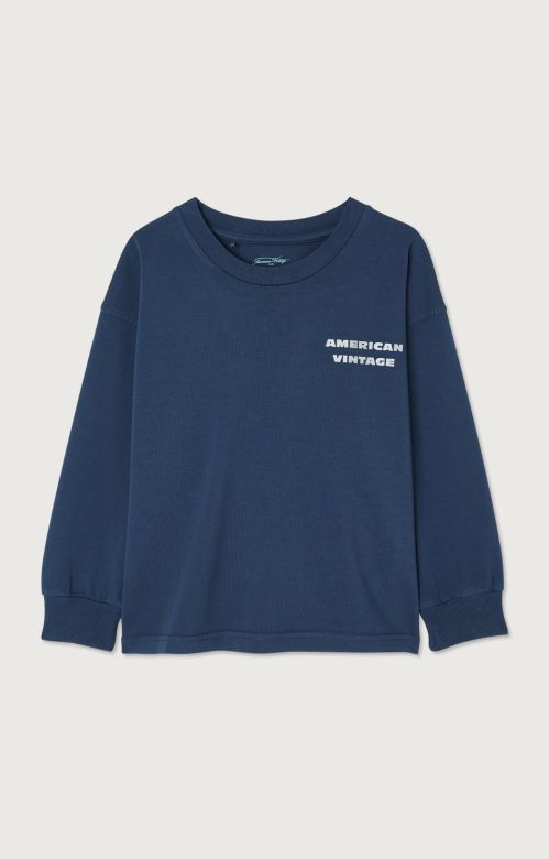 American Vintage Fizvalley longsleeve marine