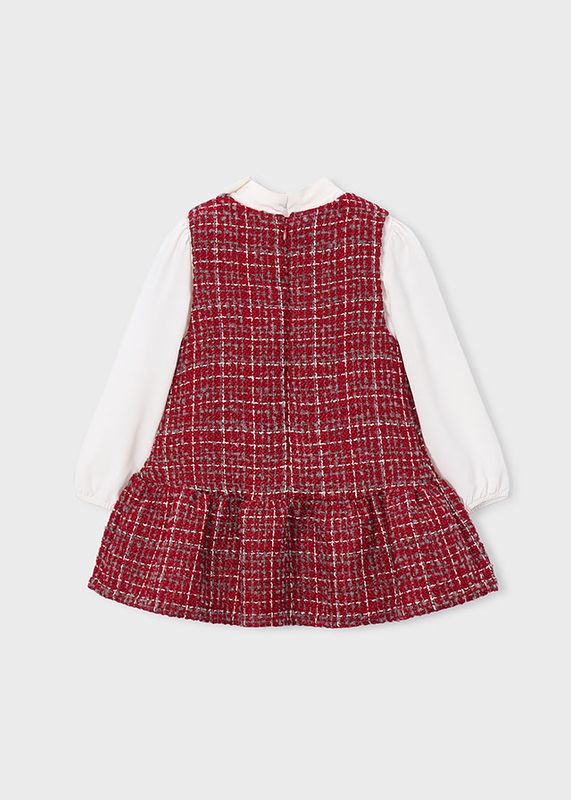 Mayoral Jurk 4929 ruit/rood