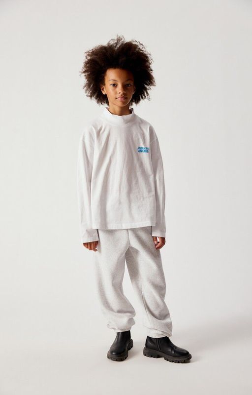 American Vintage Baptown broek grijs