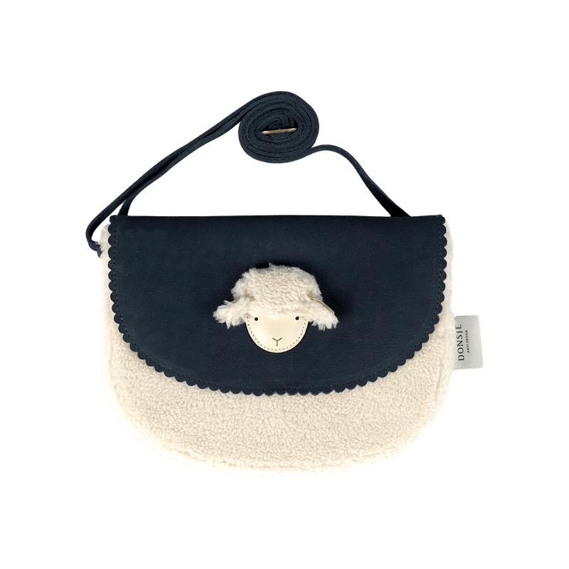 Donsje Ismay Purse Lammy navy nubuck
