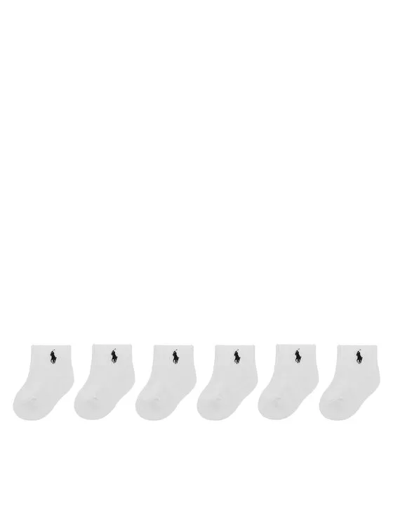 Ralph Lauren sokken 6 paar 441974057001 wit