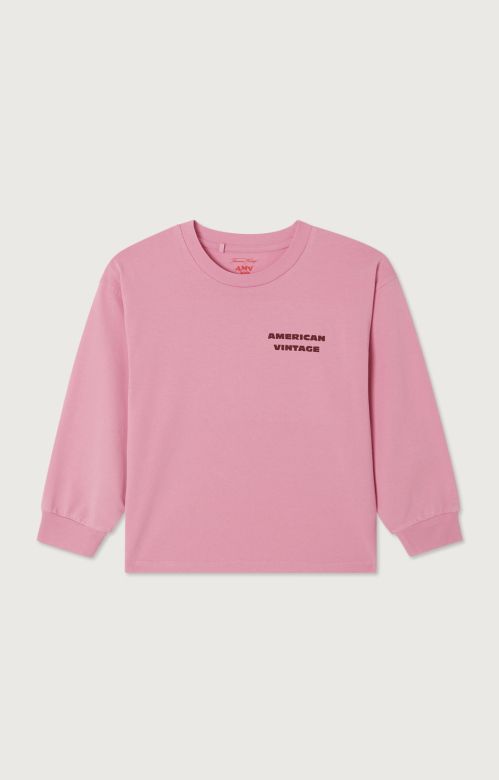 American Vintage Fizvalley longsleeve roze