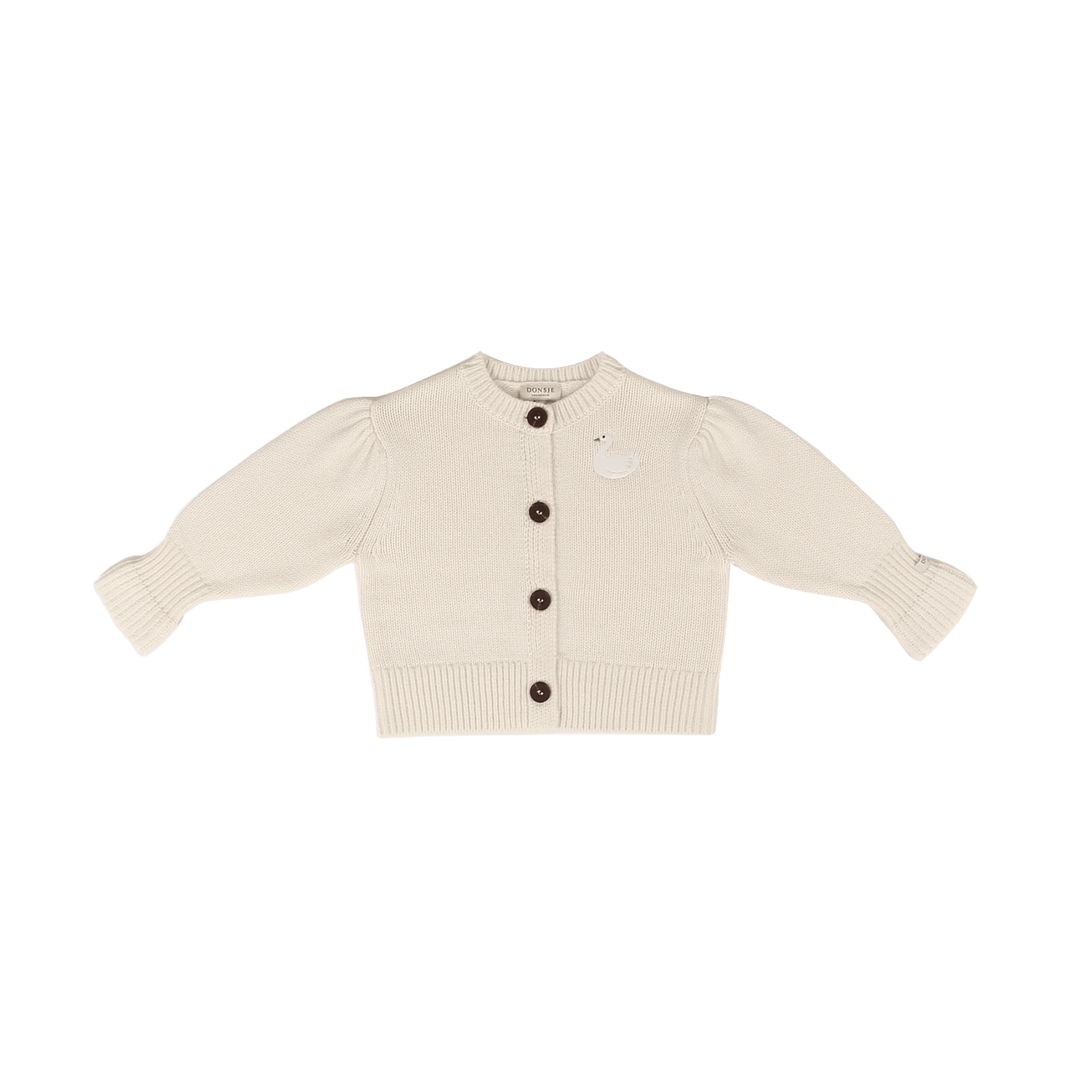 Donsje Set Dakote cardigan Swan en Lieke Trousers swan off white