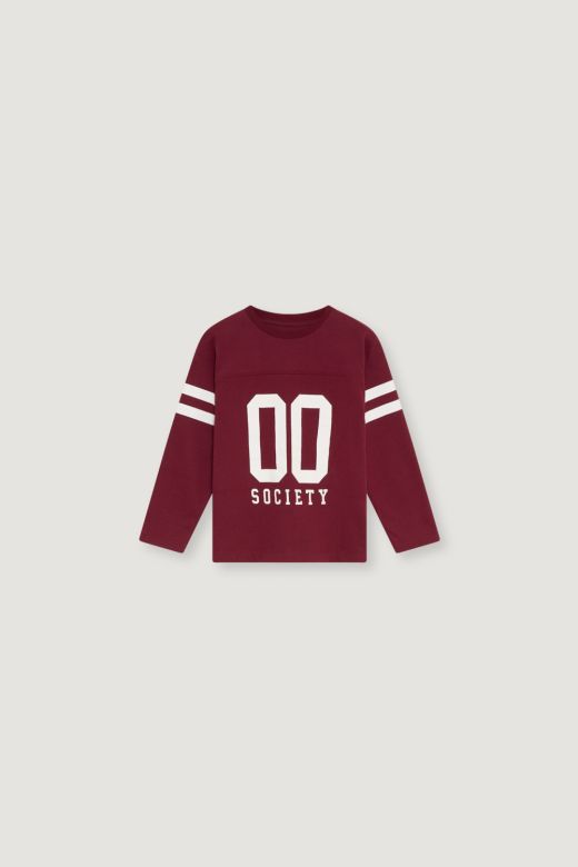 The New Society Spark Tee bordeaux