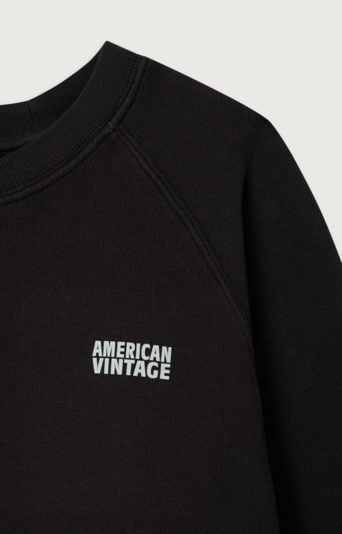 American Vintage Izubird sweater antraciet