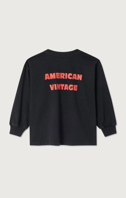 American Vintage Fizvalley longsleeve zwart