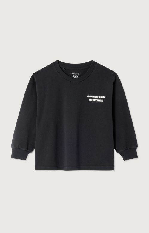 American Vintage Fizvalley longsleeve zwart