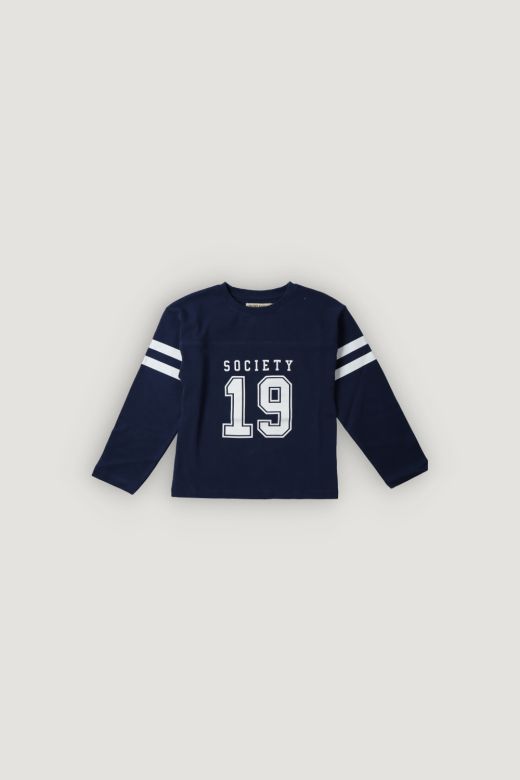 The New Society Gale t-shirt marine