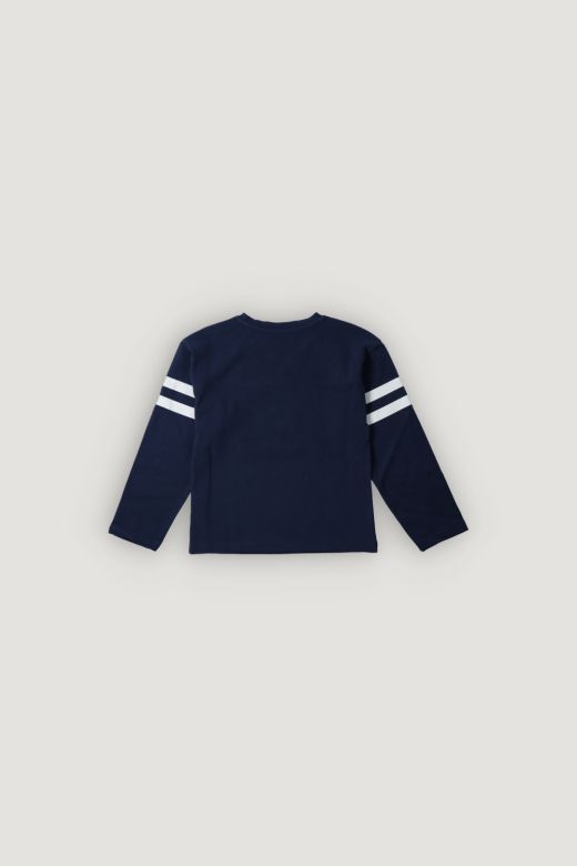 The New Society Gale t-shirt marine