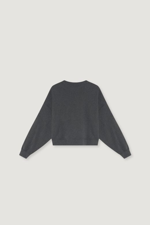 The New SocietyTNS logo Sweatshirt. antraciet