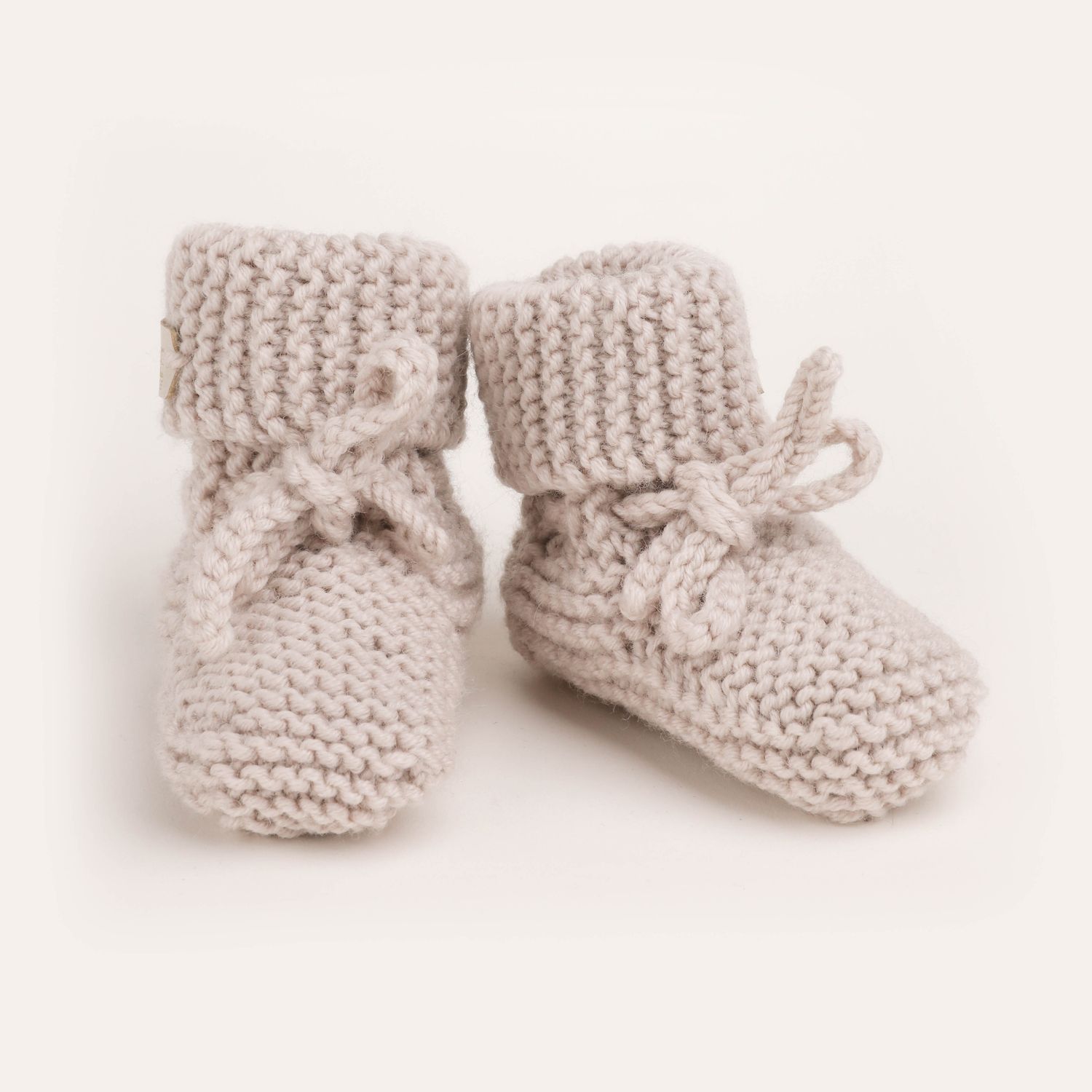 Softie Merino slofjes beige