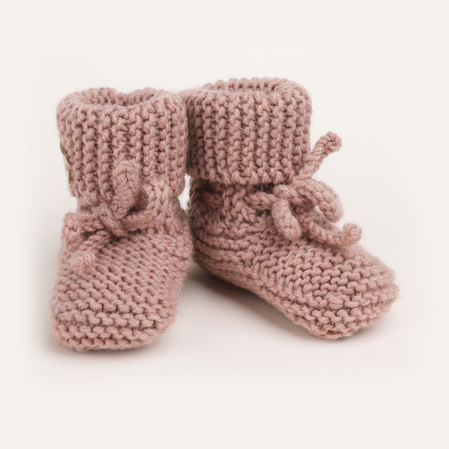 Softie Merino slofjes oudroze
